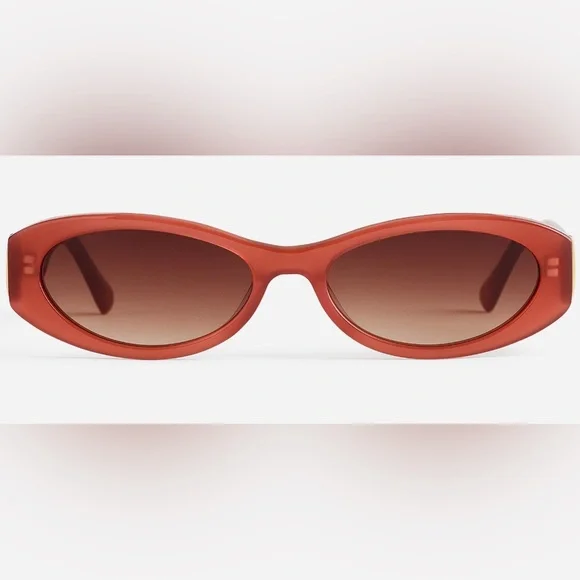 NWT MADEWELL Skinny Oval Sunglasses - Picture 3 of 7